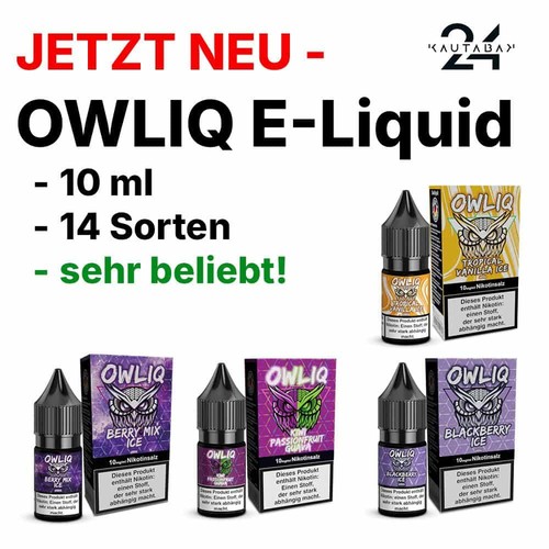 Owliq liquid alle sorten - e-liquid,