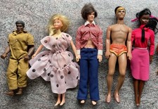 Mattel Barbie Puppen Konvolut - Kleidung, Möbel, Spielzeug Vintage, späte 60er