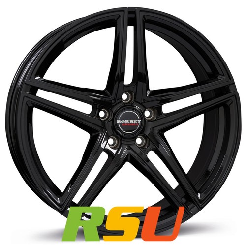 Borbet xrt black glossy 8x18 - black,