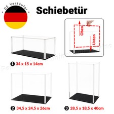 Schiebetür Acryl Vitrine Einzelvitrine Plexiglas Große Figur 1:18 Schaukasten DE