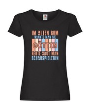 Im Alten Rom: Schauspielerin | Theater Damen Shirt Schwarz