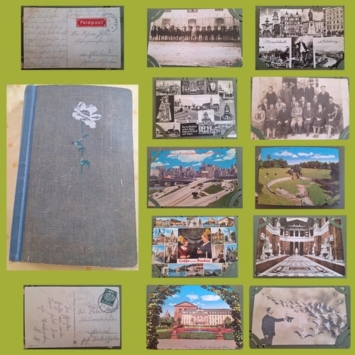 Altes postkarten album 270 - altes,