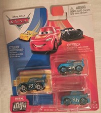 Disney Pixar Cars 3 Mini Racers DINOCO LIGHTNING,  CHICK HICKS, KING  neu / OVP