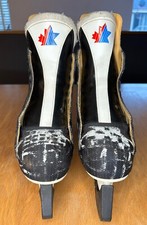 Bauer Pro Team 25 Kanada Schlittschuhe Made in Italy - Größe UK 6 EE