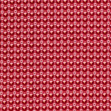 Baumwollstoff Nelken klein ab 0,5m Flora Blumenmuster rot