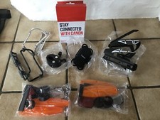 Konvolut Fahrradzubehör 4 Flaschenhalter 3x Reflektorenset 1 Handyhalterung