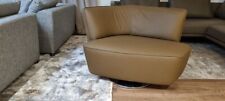 Walter Knoll Sessel Drift, Armlehne Rechts, Leder Braun, drehbar