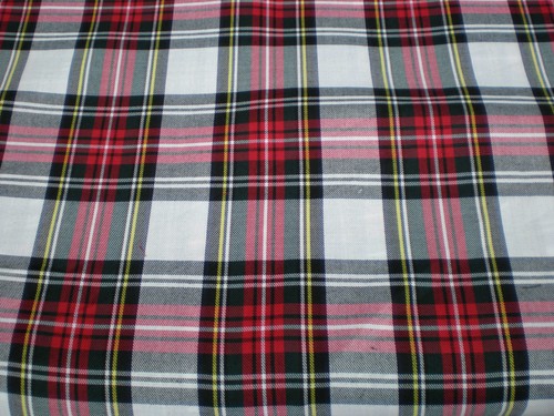 Schottenkaro rot weiß - -, rot/weiß
