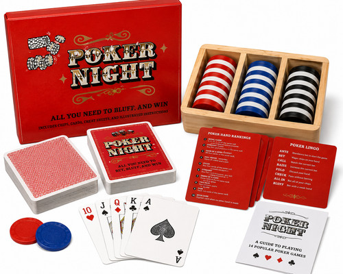 Poker night deluxe spielset - poker,