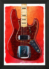 Fender Jazz Bass Aquarell