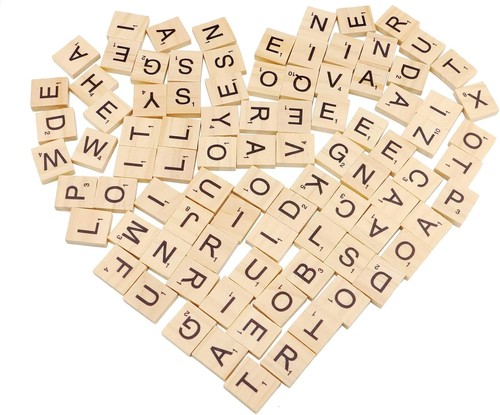 200 stück holzbuchstaben - 200,