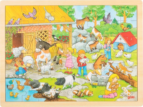 Goki einlegepuzzle - goki,