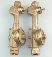 2x KEMPER ABSPERR EAT WASSERZÄHLER KOMBINATION 3/4" HWW 130 MM DN20 UP VENTIL