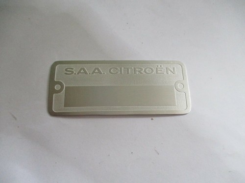 Typenschild citroen schild - citroen,