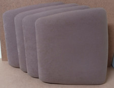 Stuhl / Bank -  Sitzflächen beigebraun  ca 35/45 x 40 x 4,5 cm  4 Stk. kpl.