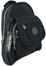 kleiner Rucksack Cityrucksack Nylon Schwarz sehr leicht robust wasserabweisend