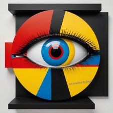 Abstrakte Bauhaus Kunst