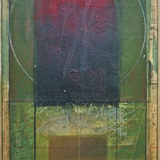 Anton Paul Kammerer Abstrakt Ostdeutsche Kunst Dresden signiert Linoldruck 1984