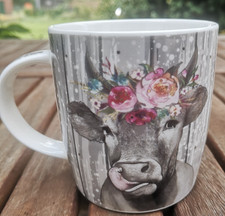 Landhaus Kuh Motiv Bauernhof