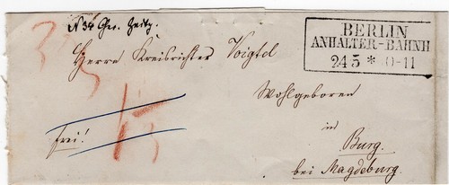 Vorphilatelie kastenstempel - vorphilatelie,
