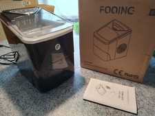 Eiswürfelmaschine, Ice Cube Maker, Selbstreinigend, Tragbar, 9 Würfel in 6 min