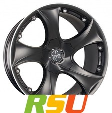 Keskin KT9 Malik matt black lip polish 8x18" ET35 LK4 100 ML 63.4 Alufelgen 1...