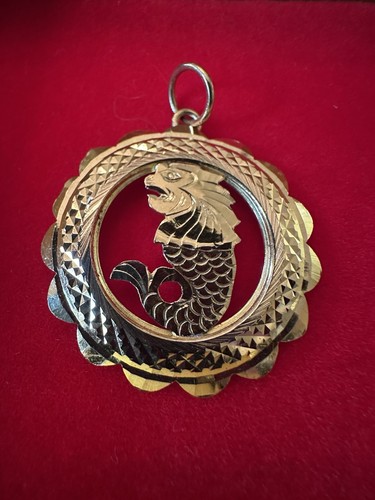 Vintage singapur merlion charm - merlion,