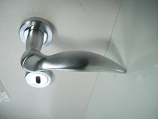 Arcada R Zimmertür Rosetten Garnitur Messing matt chrom Schössmetall BB