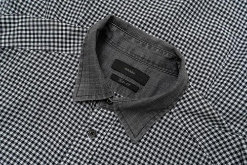 Men diesel shirt white - shirt,