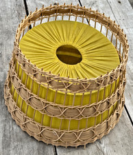 1x DDR Lampenschirm Korb mit