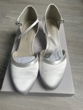Schuhe Hochzeit Gr 37,5 weiß