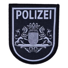 Abzeichen Polizei Bremen tarn gewebt