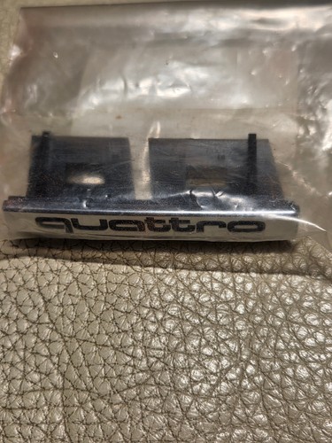 Audi original quattro emblem - audi,
