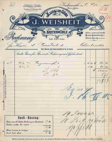 Weisheit kunstmühle - j.,