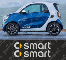 2x Aufkleber für Smart Seitenschweller Fortwo Forfour Roadster Sticker Aufkleber