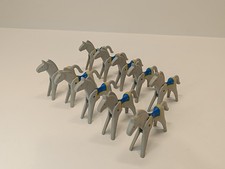 Playmobil 3806 Kavallerie 10x Pferd mit Satteldecke ACW Western Nordstaatler
