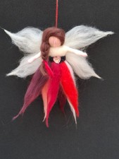 Fee aus Märchenwolle gefilzt