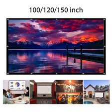 Beamer-Leinwände Projektionsleinwand Mehrere Größen HD 60/72/84/100/120/150 Zoll