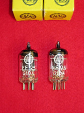 Matched pair EF95 VALVO NOS