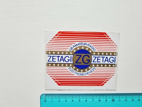 Adesivo zetagi amateur radio - amateur,