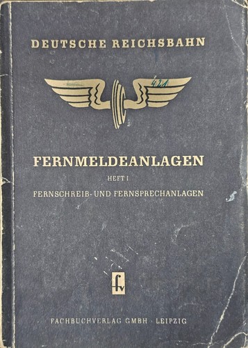 Deutsche reichsbahn heft - deutsche, reichsbahn,