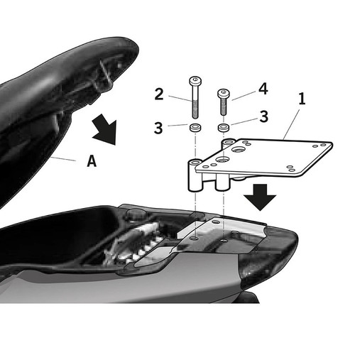 Shad gepäckträger für - gepäckträger, (für