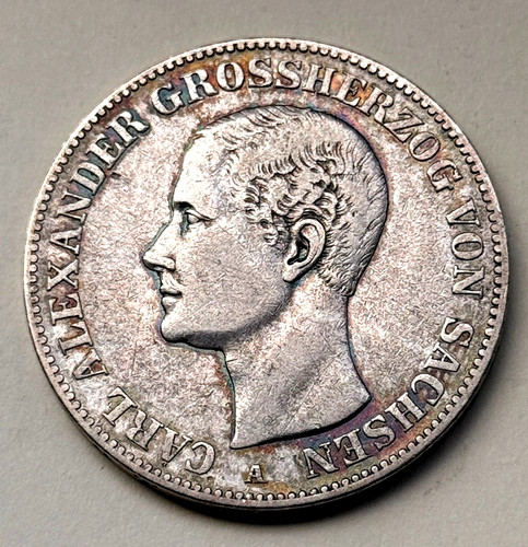 Taler 1866 sachsen weimar - 1,