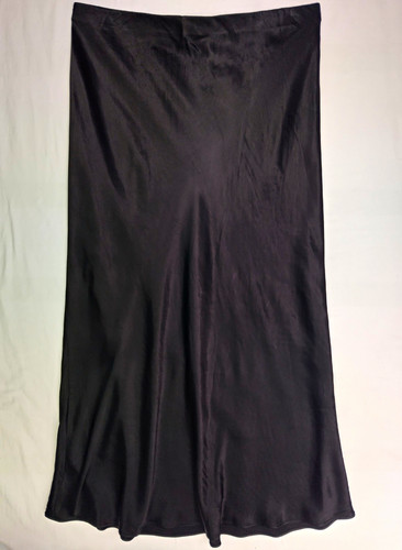 Satinrock schwarz - h&m,