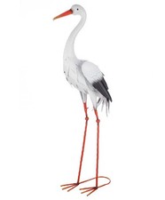 69759 Figur Storch Metall 17 x