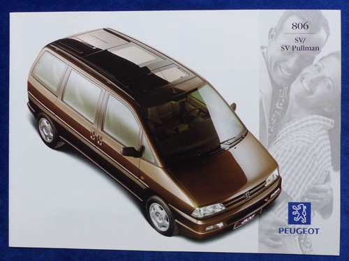 Peugeot 806 pullman 1995 - sv,