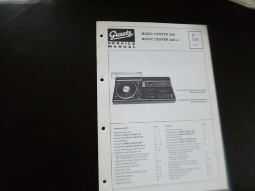 Original service manual - original,