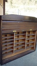 alter antiker rolladenschrank