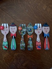 Paar Besteck Möbel Haken