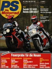 Zeitschrift PS Motorrad #5 von 1987 Suzuki VS 1400 CBR FZR GSX GPZ Bimota